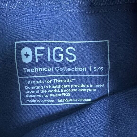 Figs Tansen Jogger‎ Scrub Pants Navy Men’s Size S/S Small Short - Picture 9 of 11